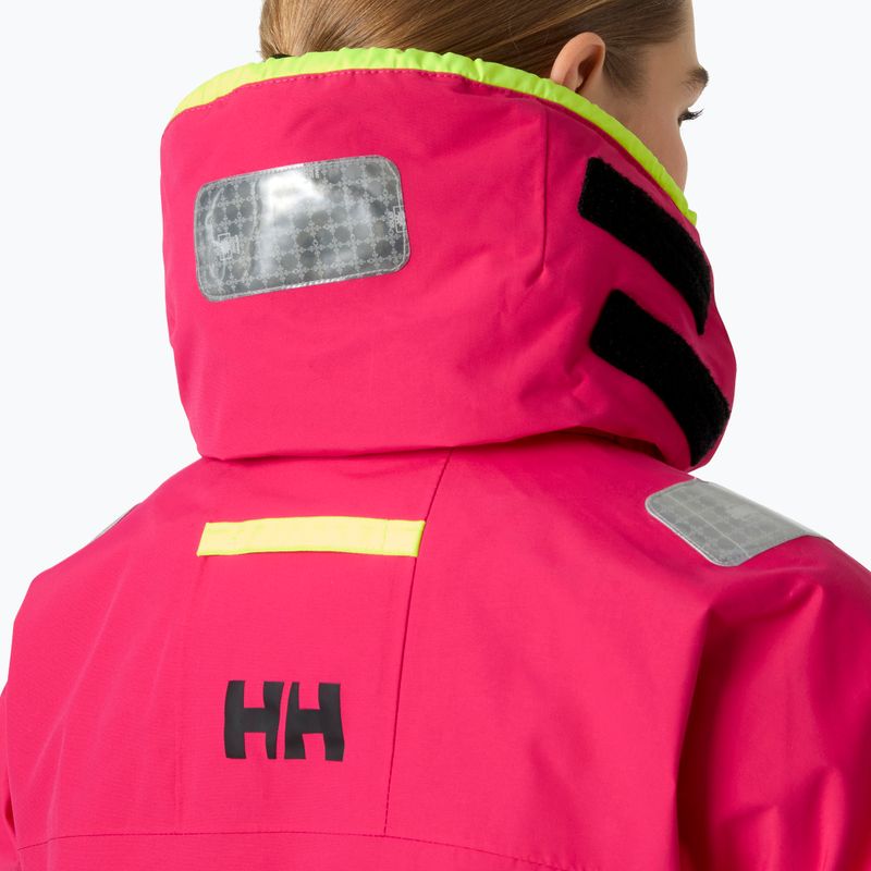 Kurtka żeglarska damska Helly Hansen Skagen Offshore cranberry 4