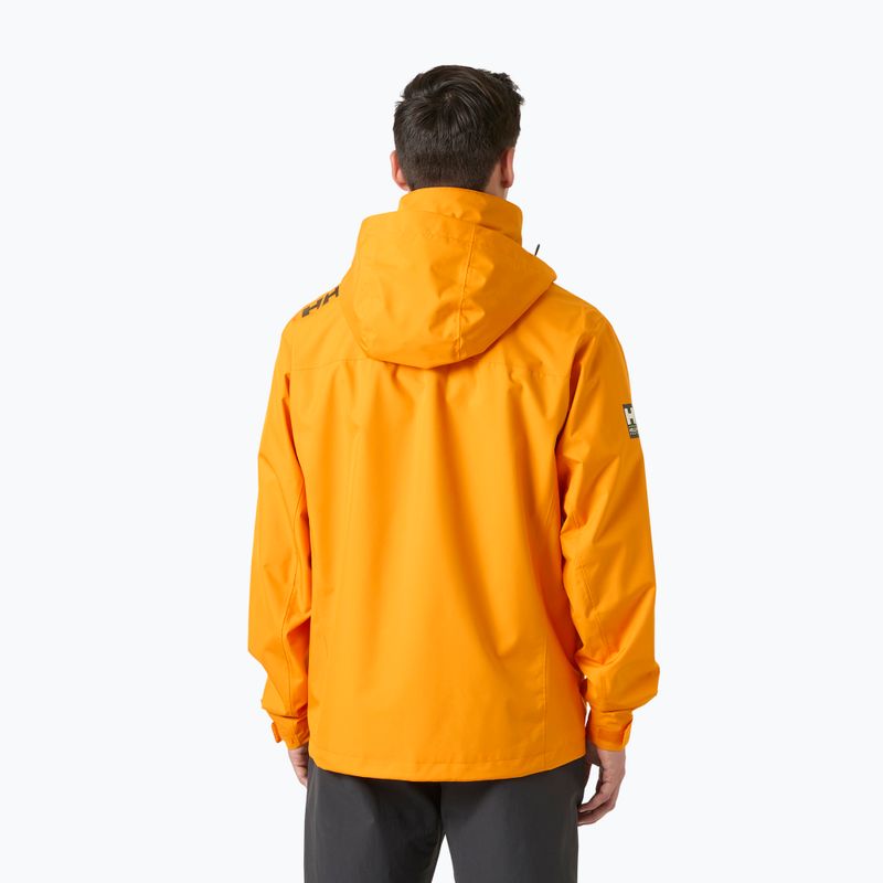 Kurtka żeglarska męska Helly Hansen Crew Hooded 2.0 ignite orange 2