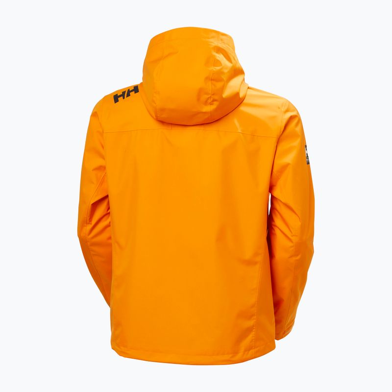 Kurtka żeglarska męska Helly Hansen Crew Hooded 2.0 ignite orange 8
