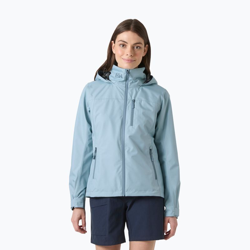 Kurtka żeglarska damska Helly Hansen Crew Hooded 2.0 windy blue