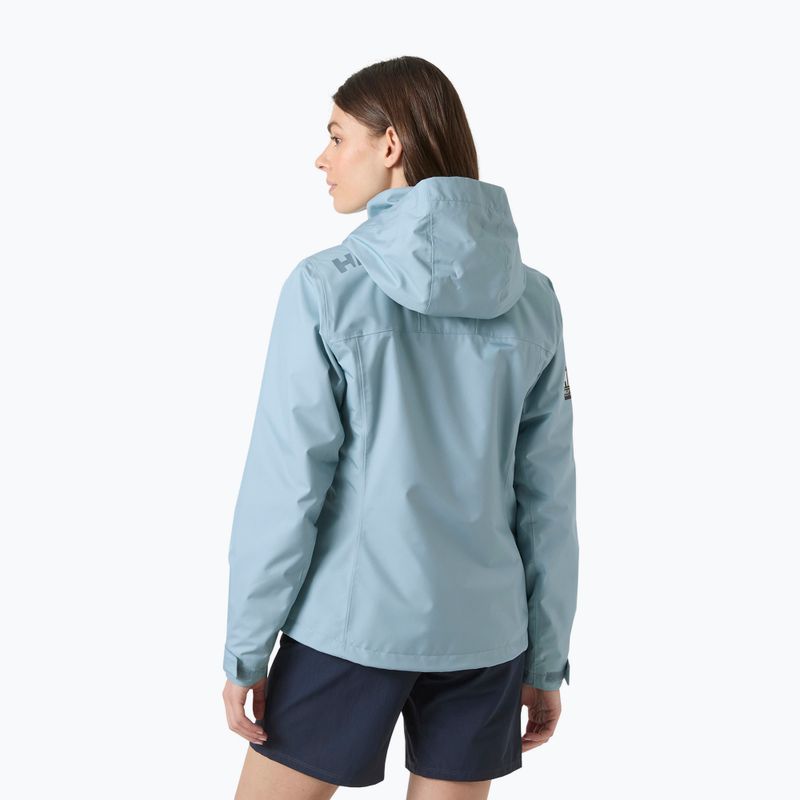 Kurtka żeglarska damska Helly Hansen Crew Hooded 2.0 windy blue 2