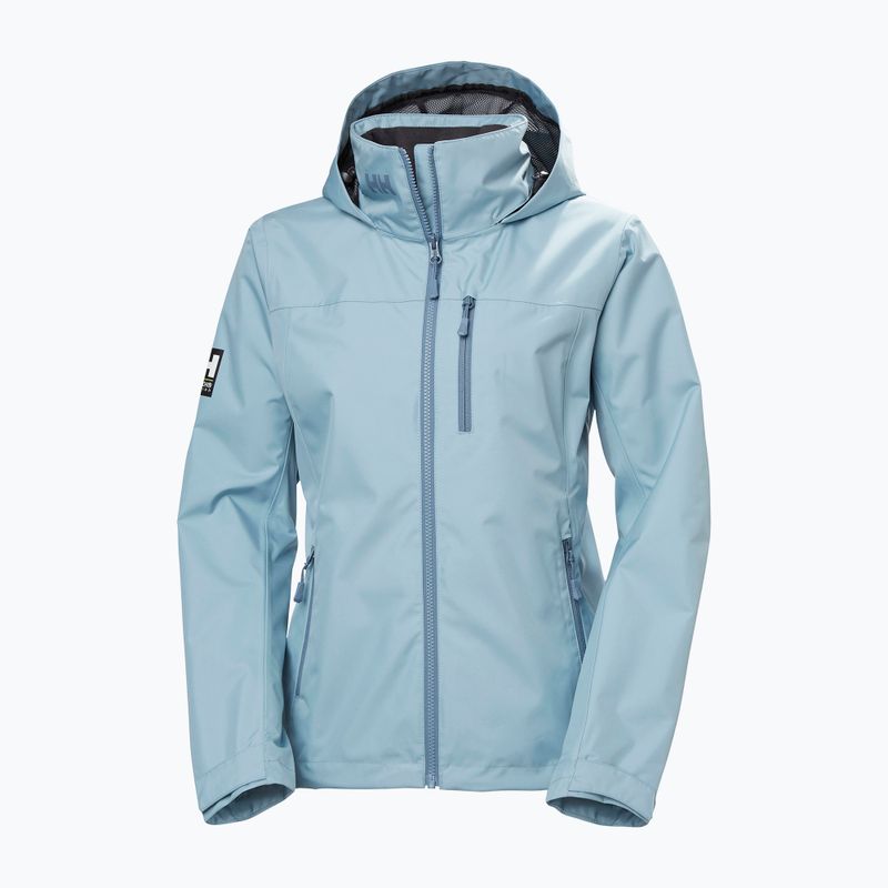 Kurtka żeglarska damska Helly Hansen Crew Hooded 2.0 windy blue 8