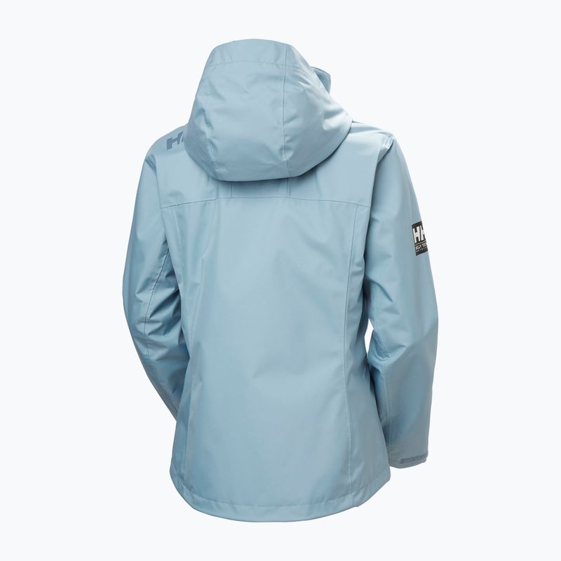 Kurtka żeglarska damska Helly Hansen Crew Hooded 2.0 windy blue 9