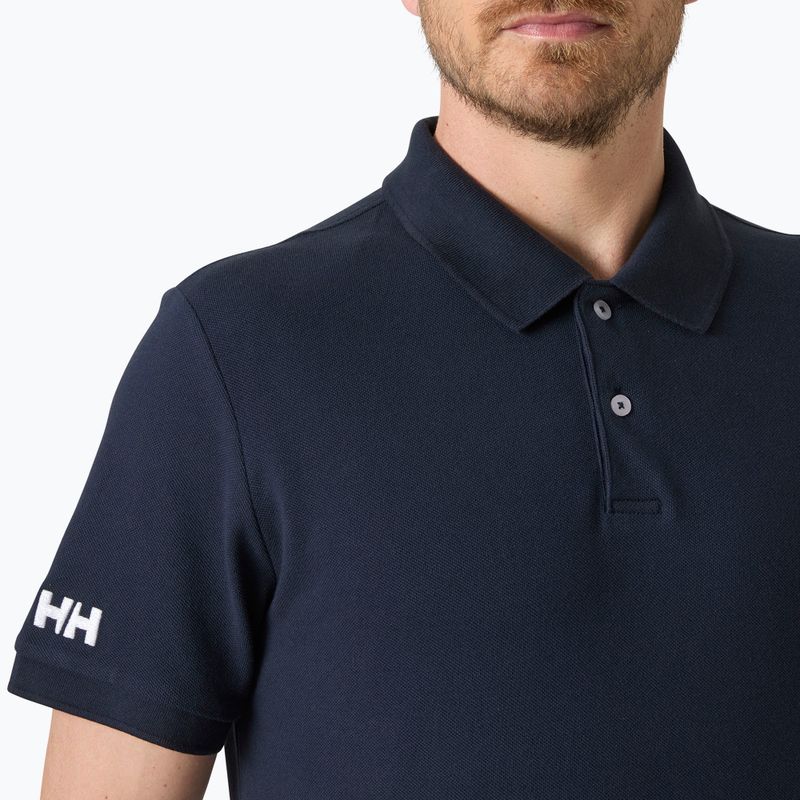 Koszulka polo męska Helly Hansen Crew Polo Pique navy 3