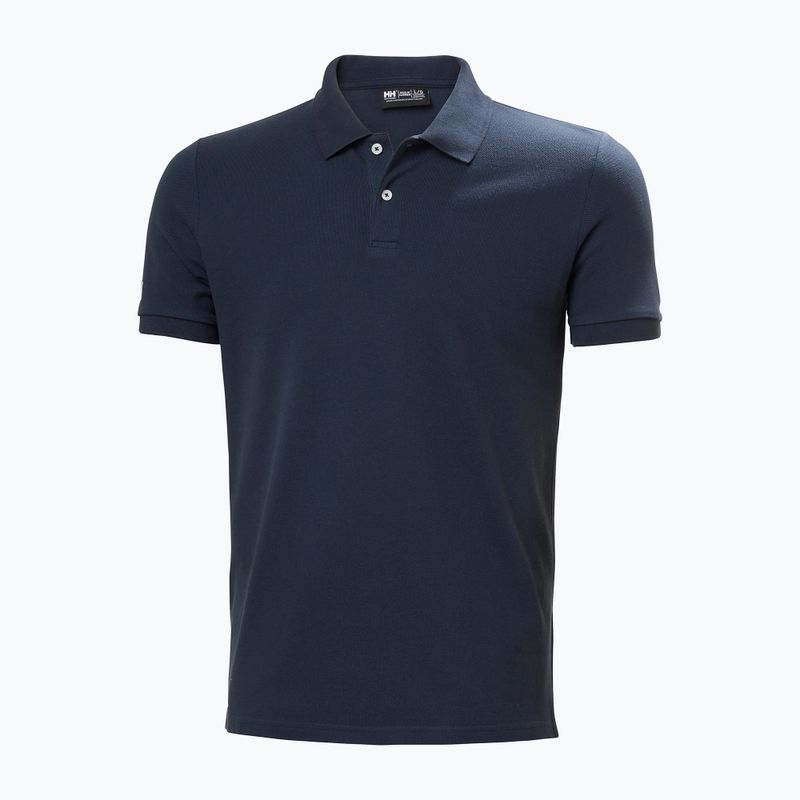 Koszulka polo męska Helly Hansen Crew Polo Pique navy 5