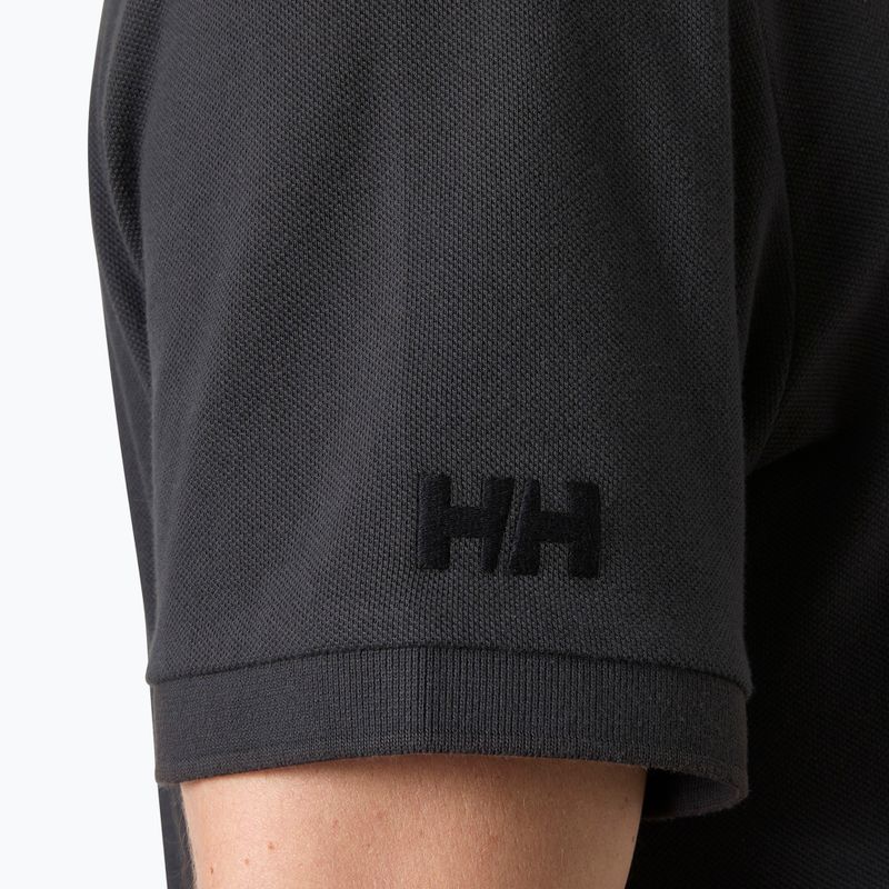 Koszulka polo męska Helly Hansen Crew Polo Pique ebony 4