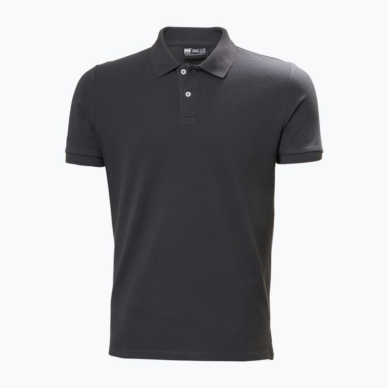 Koszulka polo męska Helly Hansen Crew Polo Pique ebony 6