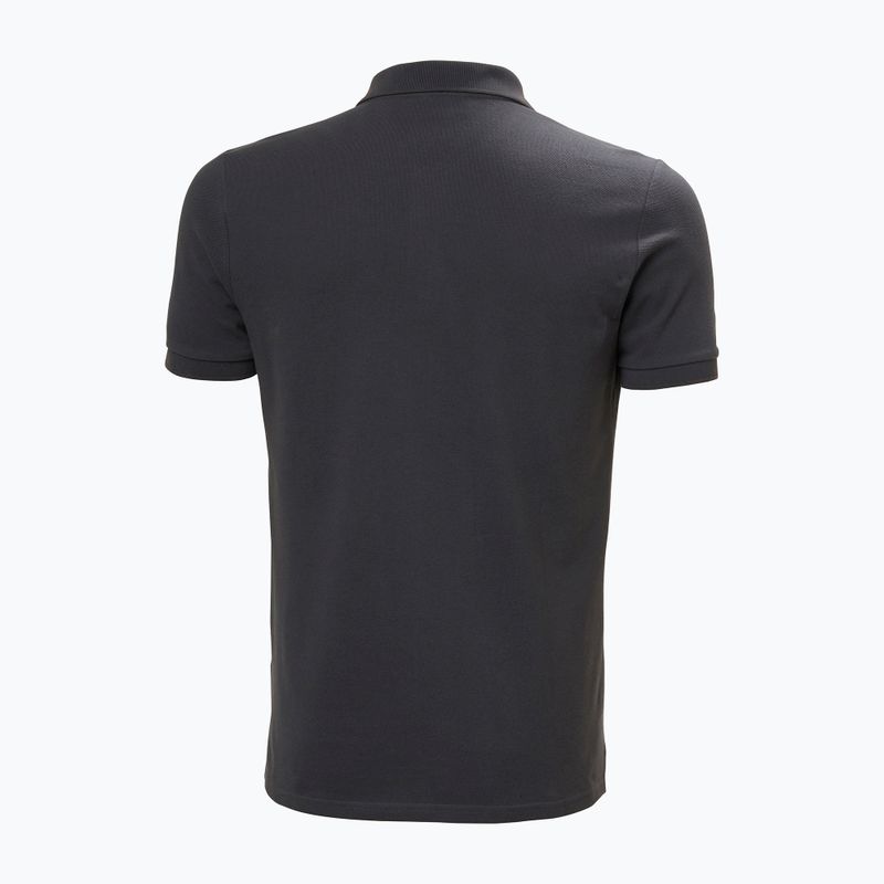 Koszulka polo męska Helly Hansen Crew Polo Pique ebony 7