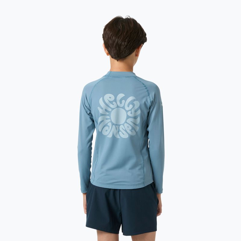 Longsleeve do pływania dziecięcy Helly Hansen Waterwear Rashguard Jr washed navy 2