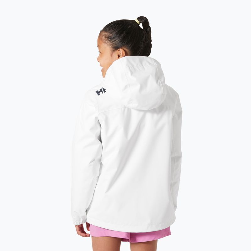 Kurtka żeglarska dziecięca Helly Hansen Crew Midlayer 2.0 white 2