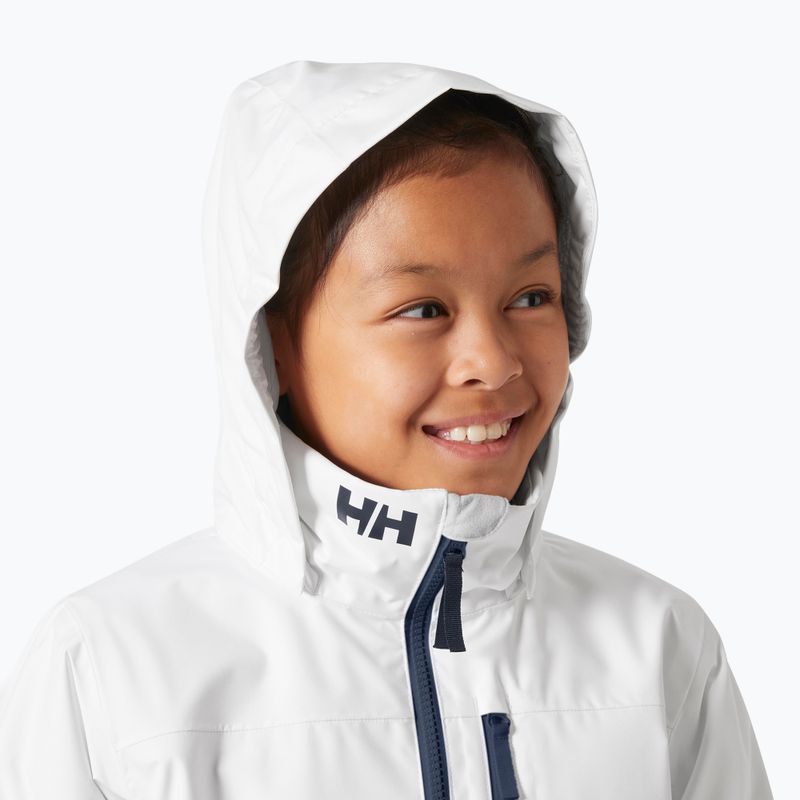 Kurtka żeglarska dziecięca Helly Hansen Crew Midlayer 2.0 white 3