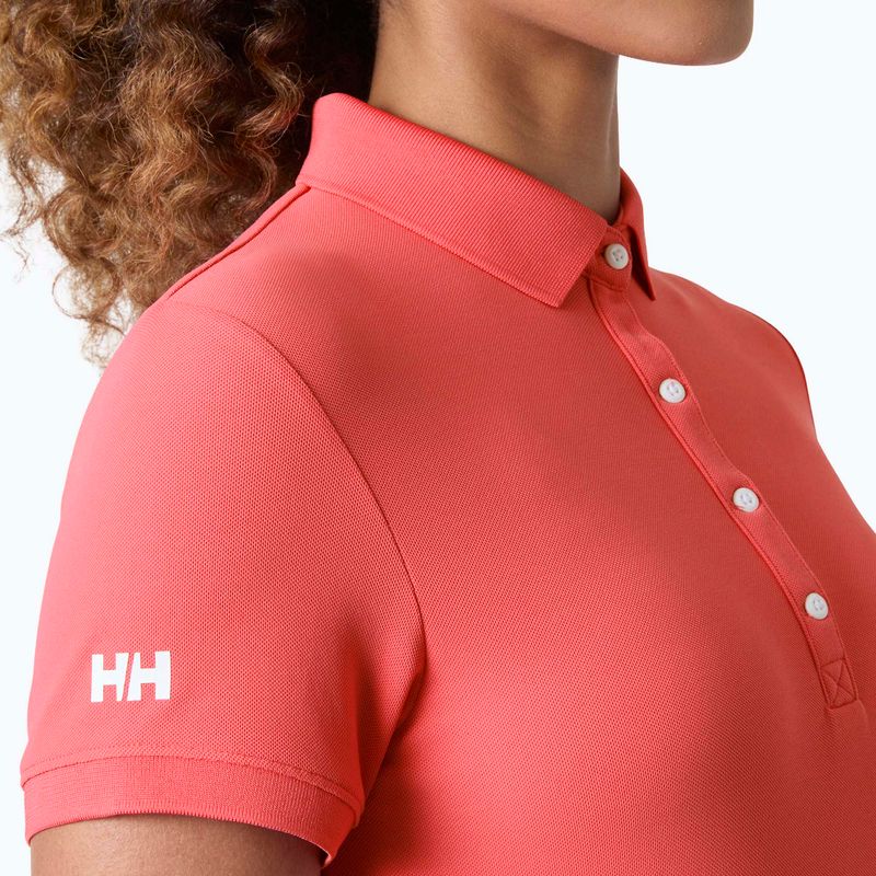 Koszulka polo damska Helly Hansen Crewline Polo sunset pink 4
