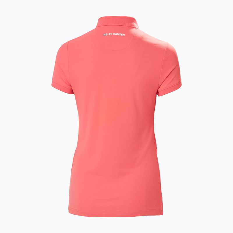 Koszulka polo damska Helly Hansen Crewline Polo sunset pink 7