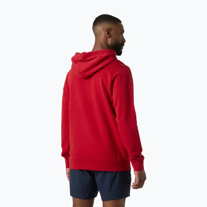 Bluza męska Helly Hansen Core Graphic Hoodie red 2