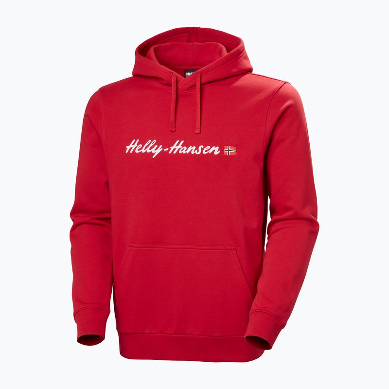 Bluza męska Helly Hansen Core Graphic Hoodie red 5