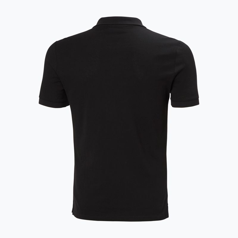 Koszulka polo męska Helly Hansen Elba Fitted Polo black 6