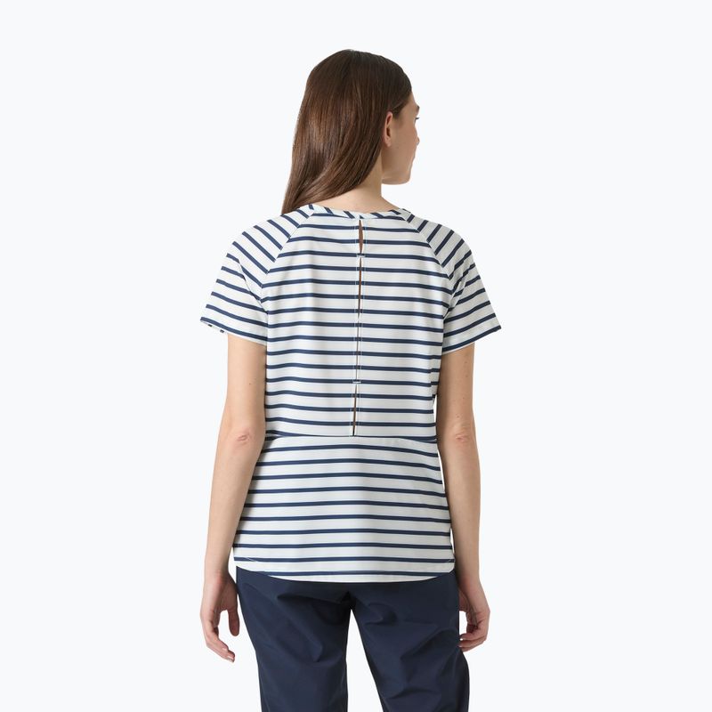 Koszulka damska Helly Hansen Thalia white navy stripe 2