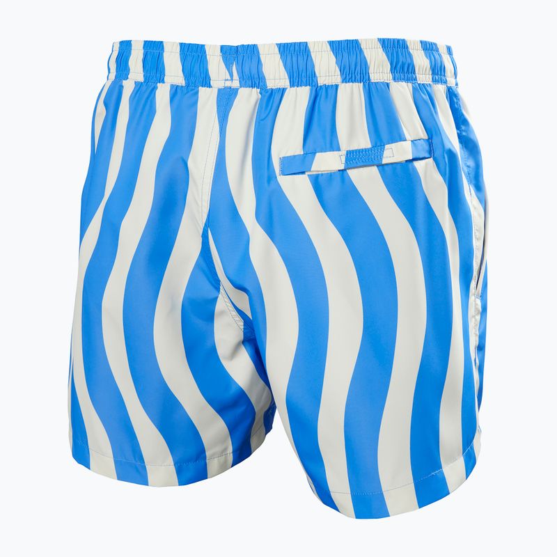 Spodenki żeglarskie męskie Helly Hansen Newport Trunk 4.5" ultra blue floating stripe 2