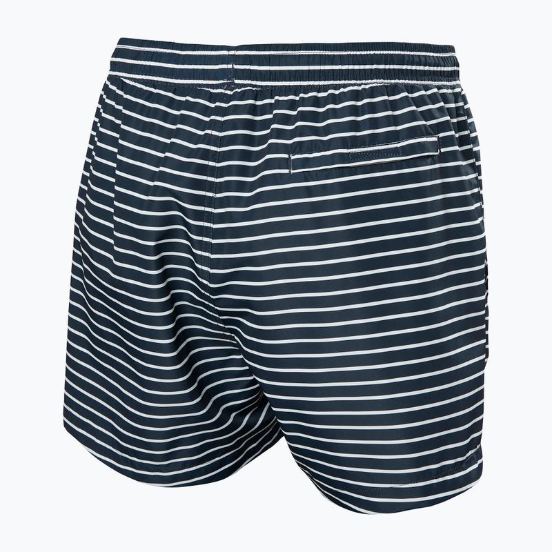 Spodenki żeglarskie męskie Helly Hansen Newport Trunk 4.5" navy stripe aop 2