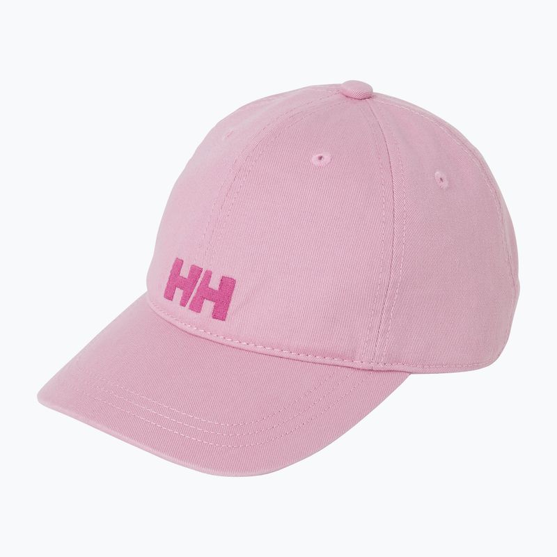 Czapka z daszkiem dziecięca Helly Hansen Logo Jr pink lavender