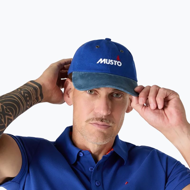 Czapka z daszkiem Musto Crew Cap mazarine blue 4