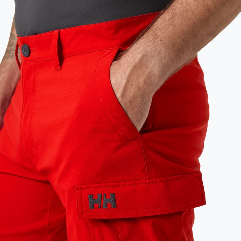 Spodenki żeglarskie męskie Helly Hansen QD Cargo 11" red 3