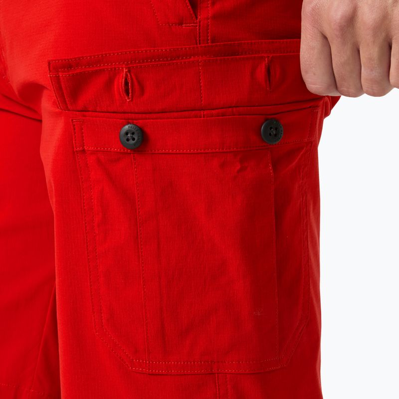 Spodenki żeglarskie męskie Helly Hansen QD Cargo 11" red 4