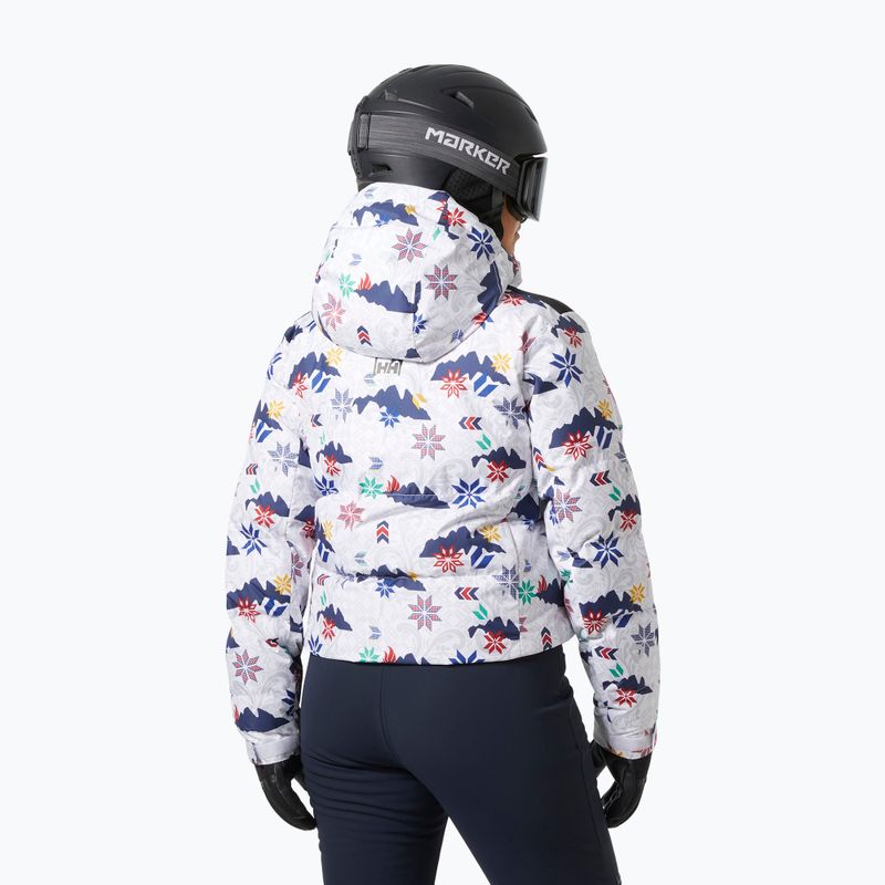 Kurtka narciarska damska Helly Hansen Kvitfjell Race Short Puffy white crescendo 2