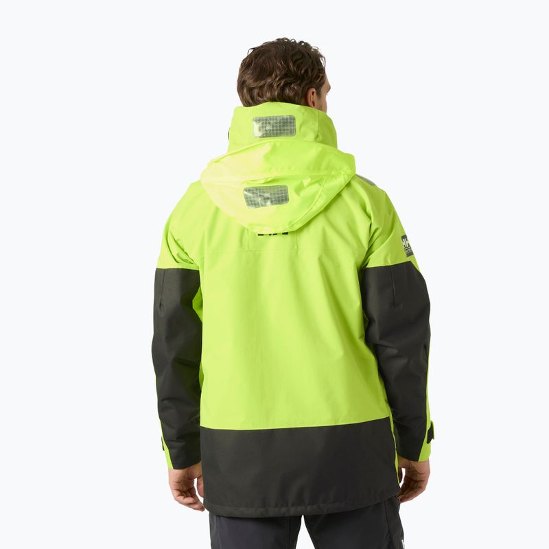 Kurtka żeglarska męska Helly Hansen Skagen Offshore luminous green 2
