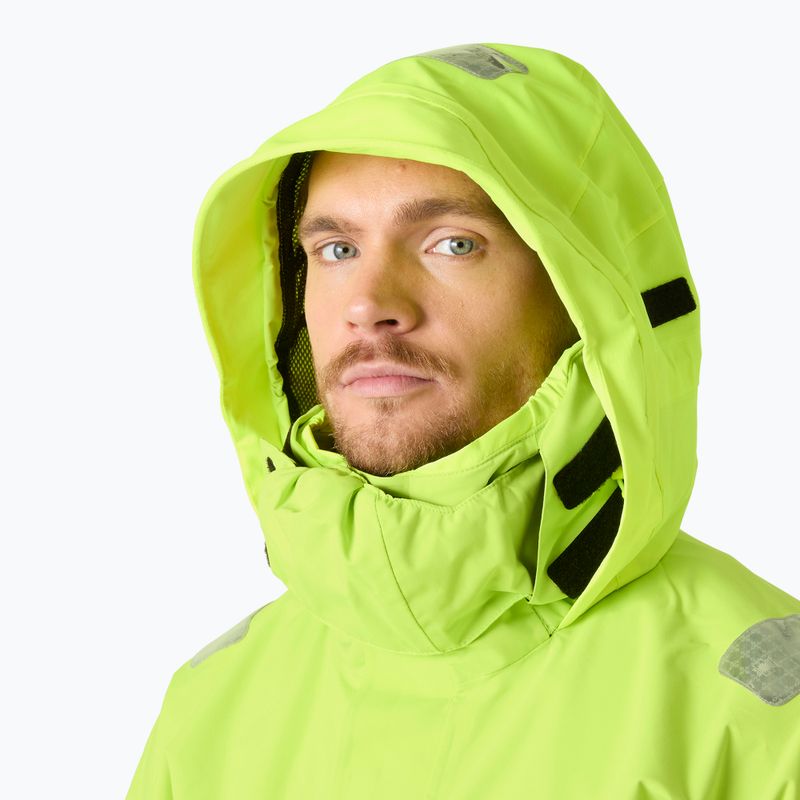 Kurtka żeglarska męska Helly Hansen Skagen Offshore luminous green 3