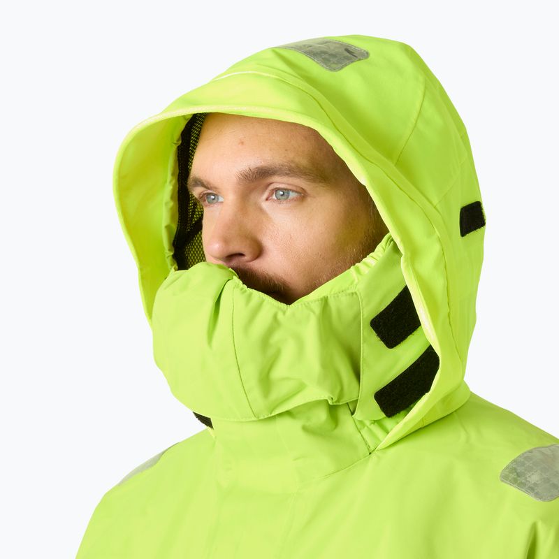 Kurtka żeglarska męska Helly Hansen Skagen Offshore luminous green 4