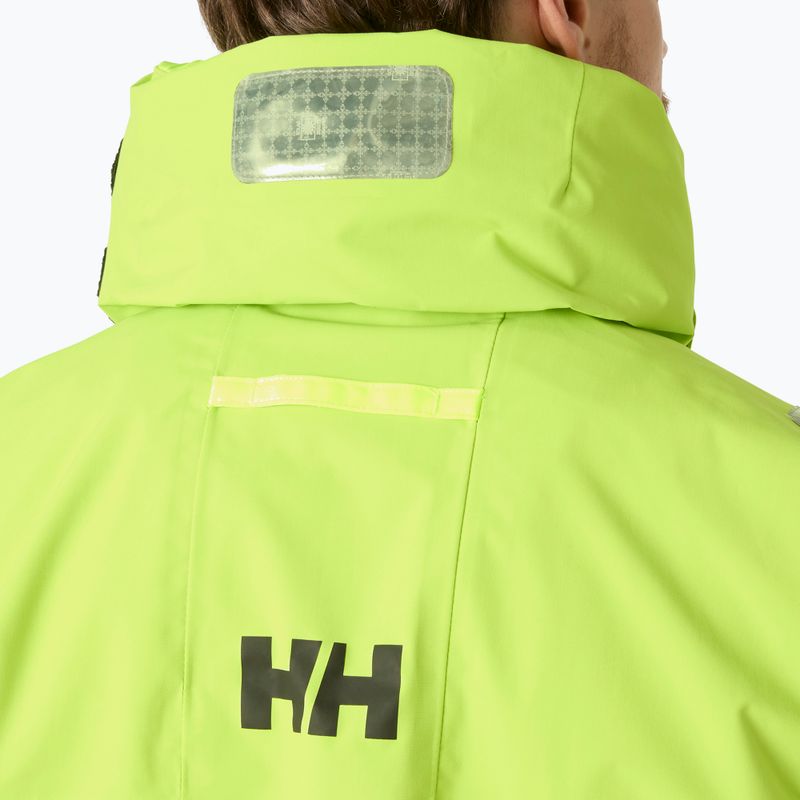 Kurtka żeglarska męska Helly Hansen Skagen Offshore luminous green 5
