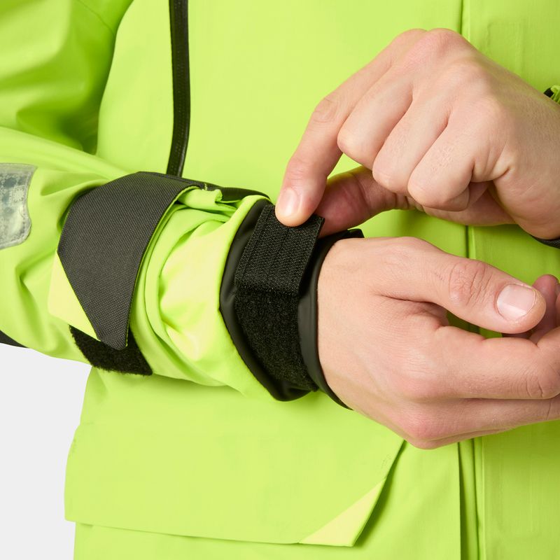 Kurtka żeglarska męska Helly Hansen Skagen Offshore luminous green 8