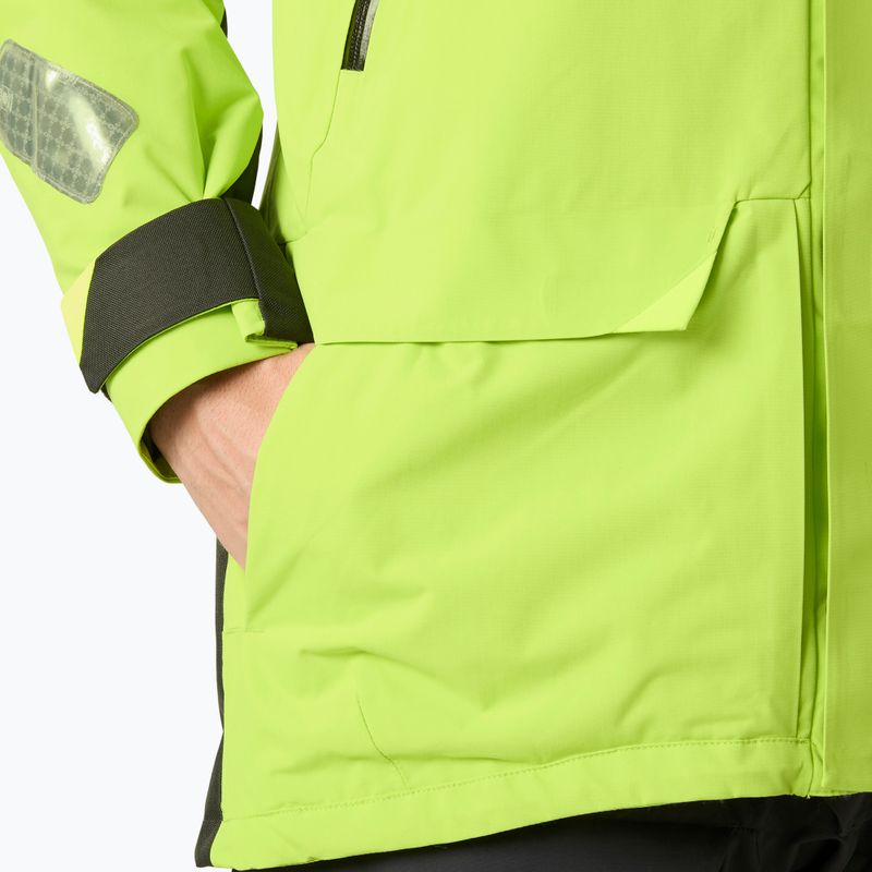 Kurtka żeglarska męska Helly Hansen Skagen Offshore luminous green 9