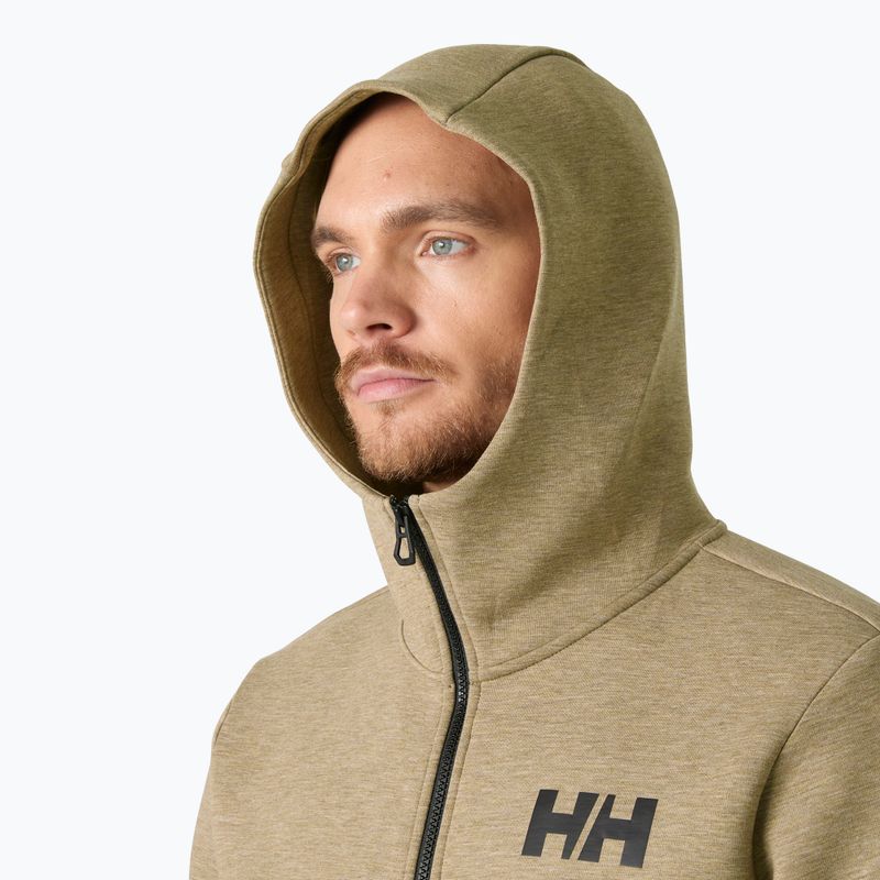 Bluza żeglarska męska Helly Hansen HP Ocean Full Zip 2.0 sepia melange 3