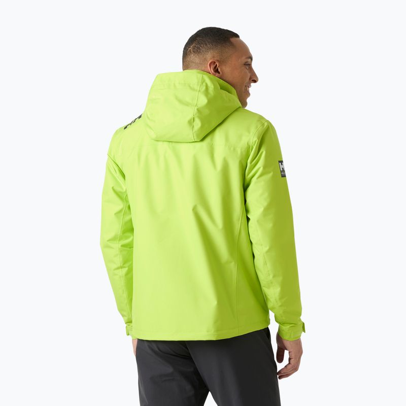 Kurtka żeglarska męska Helly Hansen Crew Hooded Midlayer 2 luminous green 2