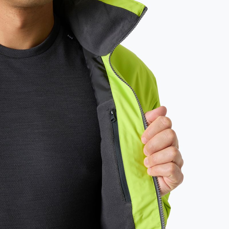 Kurtka żeglarska męska Helly Hansen Crew Hooded Midlayer 2 luminous green 6