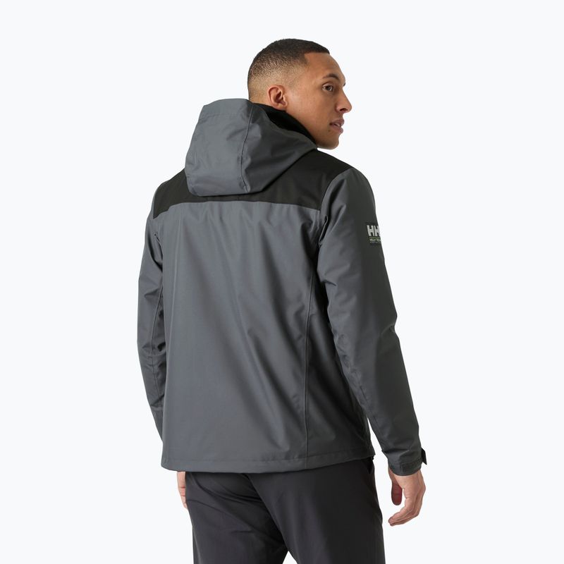 Kurtka żeglarska męska Helly Hansen Crew Hooded Midlayer 2 thunder grey 2