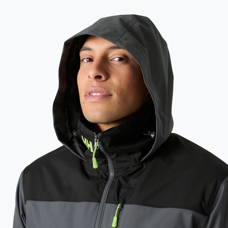 Kurtka żeglarska męska Helly Hansen Crew Hooded Midlayer 2 thunder grey 3