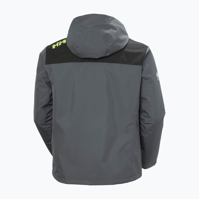 Kurtka żeglarska męska Helly Hansen Crew Hooded Midlayer 2 thunder grey 10