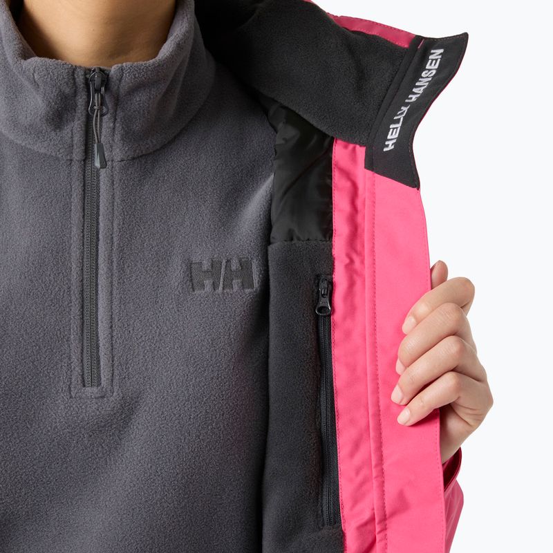 Kurtka żeglarska damska Helly Hansen Crew Hooded Midlayer 2.0 hot pink 5