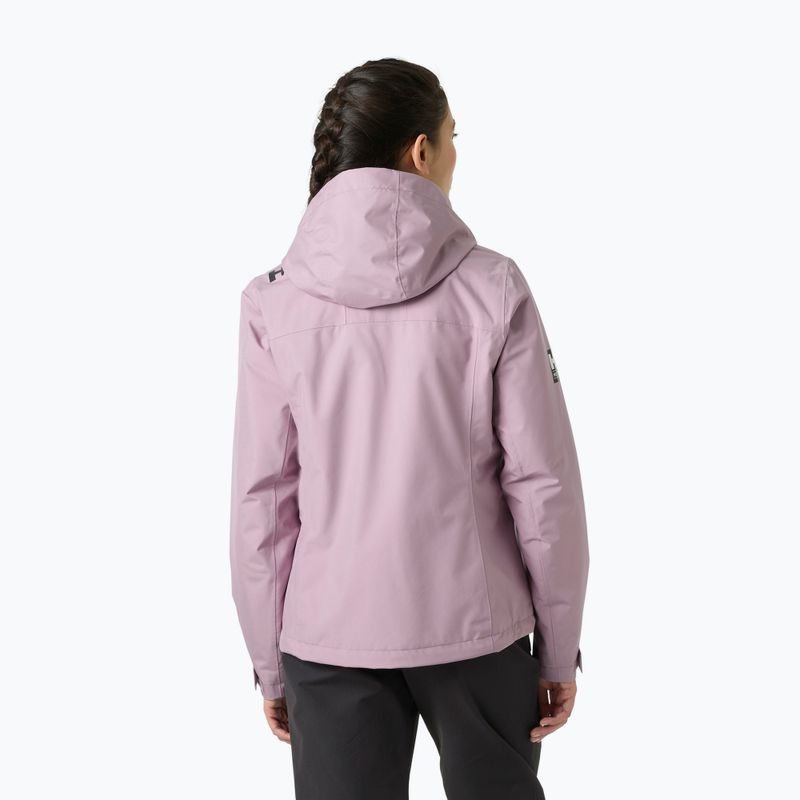 Kurtka żeglarska damska Helly Hansen Crew Hooded Midlayer 2.0 purple play 2