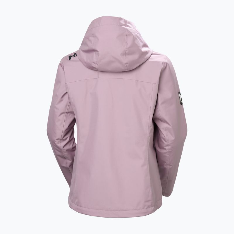 Kurtka żeglarska damska Helly Hansen Crew Hooded Midlayer 2.0 purple play 9