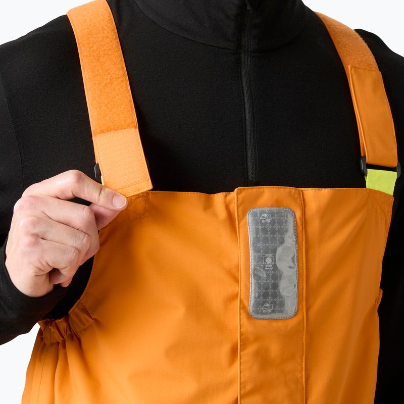 Spodnie żeglarskie męskie Helly Hansen Pier 4.0 Bib ignite orange 3