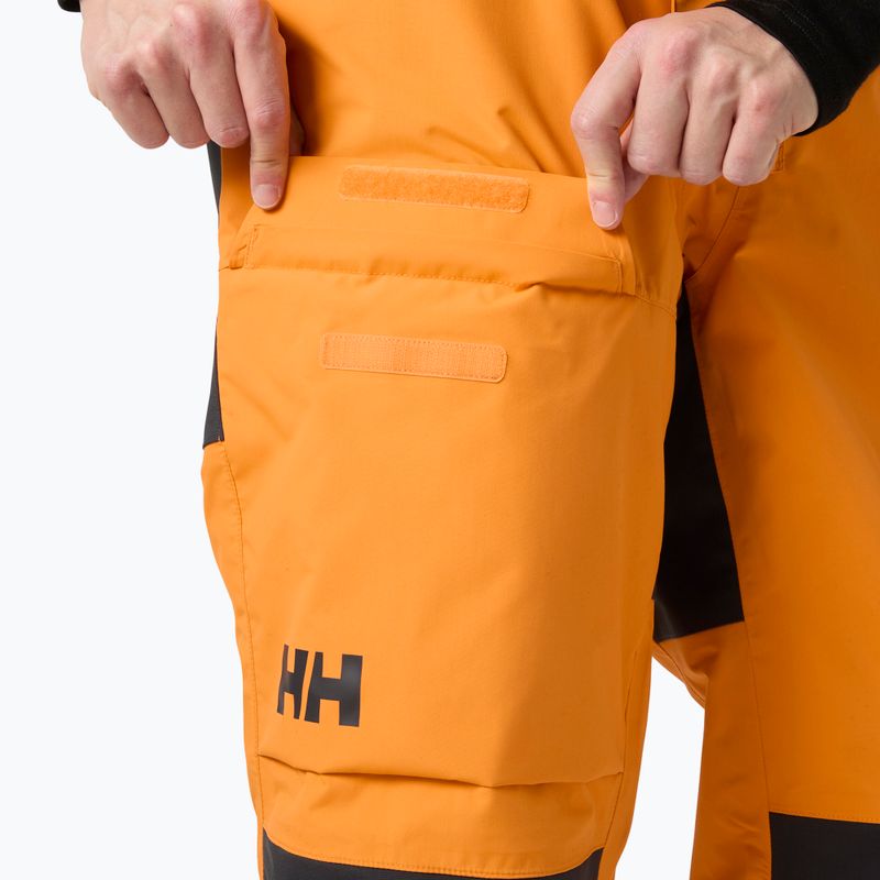 Spodnie żeglarskie męskie Helly Hansen Pier 4.0 Bib ignite orange 4