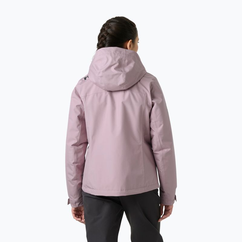 Kurtka żeglarska damska Helly Hansen Crew Hooded Pile purple clay 2