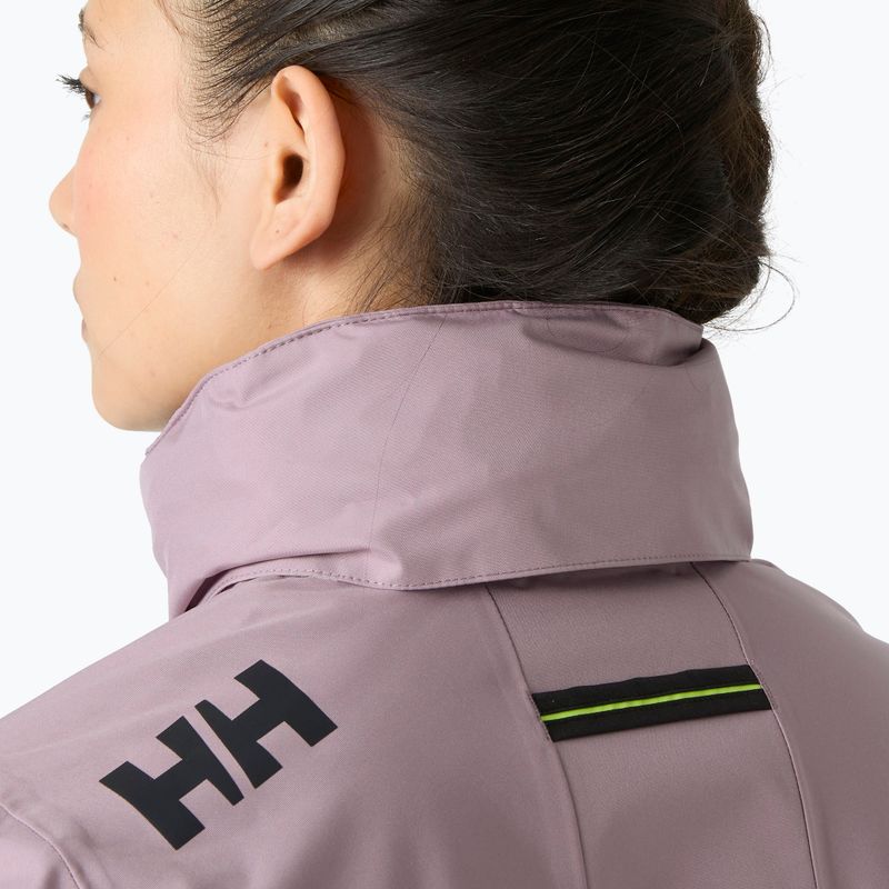 Kurtka żeglarska damska Helly Hansen Crew Hooded Pile purple clay 4