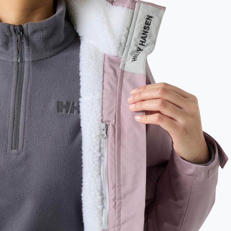 Kurtka żeglarska damska Helly Hansen Crew Hooded Pile purple clay 5