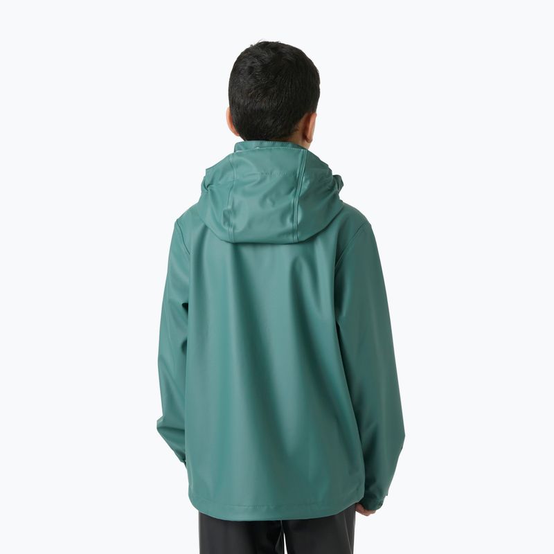 Kurtka żeglarska dziecięca Helly Hansen Moss opal green 2
