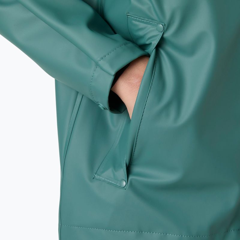 Kurtka żeglarska dziecięca Helly Hansen Moss opal green 4